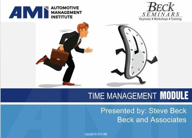 Module: Time Management - Beck and Associated